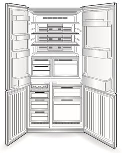Холодильник Митсубиси MR-LR78EN-GSL-R фото 4 в Санкт-Петербурге Холодильник Mitsubishi Electric MR-LR78EN-GSL-R фото 4 в Санкт-Петербурге