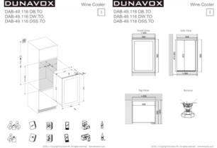 Винный шкаф Dunavox DAB-49.116DW.TO фото 2 в Санкт-Петербурге