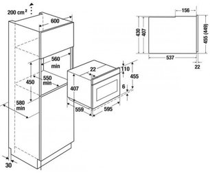 Компактный духовой шкаф Куперсбуш CBP 6550.0 G2 Black Chrome фото 4 в Санкт-Петербурге Компактный духовой шкаф Kuppersbusch CBP 6550.0 G2 Black Chrome фото 4 в Санкт-Петербурге