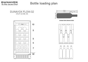 Встраиваемый винный шкаф Дунавокс DAUF-32.83C фото в Санкт-Петербурге Встраиваемый винный шкаф Dunavox DAUF-32.83C фото в Санкт-Петербурге