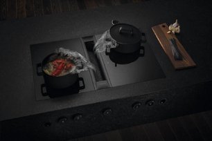 Варочная панель с вытяжкой и установочным комплектом BORA PKAS3FIAB (1x PKAS3AB, 2x PKFI3, 1x EFBV90, 1x EFS375, 1xEFV) фото 3 в Санкт-Петербурге