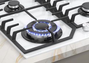 Газовая варочная панель из закаленного стекла Зигмунд Штайн M 32.6 W фото 3 в Санкт-Петербурге Газовая варочная панель из закаленного стекла Zigmund Shtain M 32.6 W фото 3 в Санкт-Петербурге