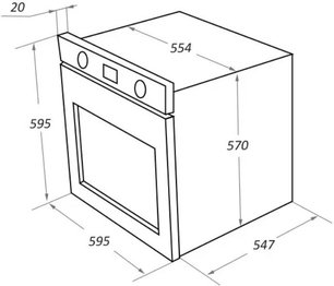 Духовой шкаф Маунфилд EOEH.7611W фото 2 в Санкт-Петербурге Духовой шкаф Maunfeld EOEH.7611W фото 2 в Санкт-Петербурге