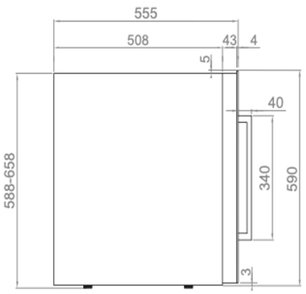 Встраиваемый винный шкаф Пандо PVMAVP 60-23CRL W фото 3 в Санкт-Петербурге Встраиваемый винный шкаф Pando PVMAVP 60-23CRL W фото 3 в Санкт-Петербурге