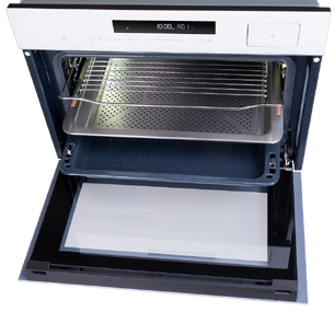 Компактный духовой шкаф с паром Maunfeld MCMO5016STGW фото 4 в Санкт-Петербурге