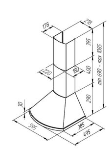 Вытяжка Kuppersberg BONA 60 C Bronze фото 4 в Санкт-Петербурге