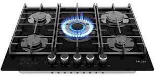Газовая варочная панель Хайер HHX-G75CWSB фото 4 в Санкт-Петербурге Газовая варочная панель Haier HHX-G75CWSB фото 4 в Санкт-Петербурге