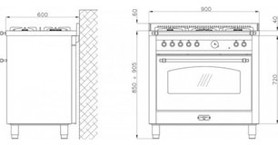 Варочный центр Lofra PLG96GVT фото 2 в Санкт-Петербурге