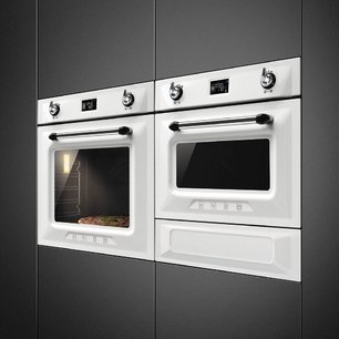 Компактный духовой шкаф с пароваркой Смег SF4920VCB1 фото 3 в Санкт-Петербурге Компактный духовой шкаф с пароваркой Smeg SF4920VCB1 фото 3 в Санкт-Петербурге