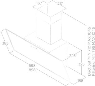 Вытяжка Элика SHIRE BK/A/60 фото 4 в Санкт-Петербурге Вытяжка Elica SHIRE BK/A/60 фото 4 в Санкт-Петербурге