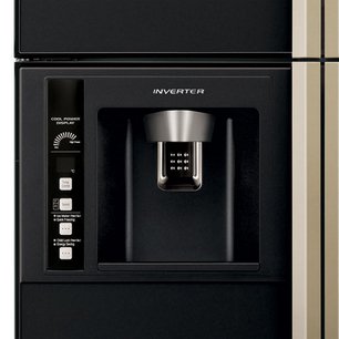Холодильник Хитачи R-W722FPU1X GBK черное стекло фото 3 в Санкт-Петербурге Холодильник Hitachi R-W722FPU1X GBK черное стекло фото 3 в Санкт-Петербурге