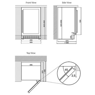 Винный шкаф Дунавокс DAUF-38.100DOP.TO фото 4 в Санкт-Петербурге Винный шкаф Dunavox DAUF-38.100DOP.TO фото 4 в Санкт-Петербурге