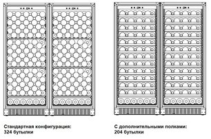 Винный шкаф Dometic B162S Double Basic фото 2 в Санкт-Петербурге