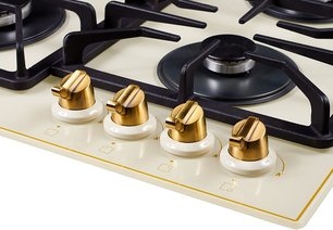 Газовая варочная поверхность Куперсберг FQ663 C Gold фото 2 в Санкт-Петербурге Газовая варочная поверхность Kuppersberg FQ663 C Gold фото 2 в Санкт-Петербурге