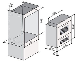 Духовой шкаф Илве 201-NMP GF фото 3 в Санкт-Петербурге Духовой шкаф Ilve 201-NMP GF фото 3 в Санкт-Петербурге