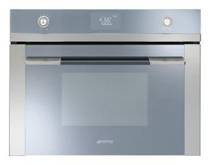 Компактный духовой шкаф с СВЧ Смег SF4120MCS фото в Санкт-Петербурге Компактный духовой шкаф с СВЧ Smeg SF4120MCS фото в Санкт-Петербурге