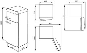 Холодильник Смег FAB30RB1 фото 3 в Санкт-Петербурге Холодильник Smeg FAB30RB1 фото 3 в Санкт-Петербурге