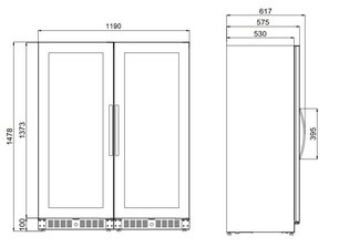 Винный шкаф Дометик E91FG Double Elegance фото 3 в Санкт-Петербурге Винный шкаф Dometic E91FG Double Elegance фото 3 в Санкт-Петербурге