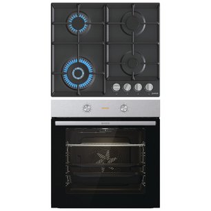 Gorenje (варочная панель GW641EXB + духовой шкаф BO6717E03X) фото в Санкт-Петербурге