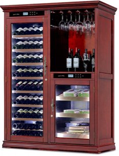 Винный шкаф Мэйвел MV108-WM2-BAR-HUM-C фото в Санкт-Петербурге Винный шкаф Meyvel MV108-WM2-BAR-HUM-C фото в Санкт-Петербурге
