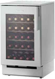 Винный шкаф Фестиво 50 VL 50VL9410765 (серый/нержавеющая сталь) фото в Санкт-Петербурге Винный шкаф Festivo 50 VL 50VL9410765 (серый/нержавеющая сталь) фото в Санкт-Петербурге