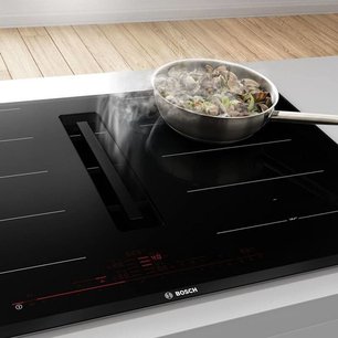 Индукционная варочная панель с интегрированной вытяжкой BOSCH PXX821D66E фото 3 в Санкт-Петербурге Индукционная варочная панель с интегрированной вытяжкой BOSCH PXX821D66E фото 3 в Санкт-Петербурге