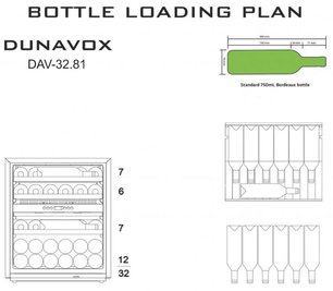 Винный шкаф Дунавокс DAV-32.81DB.TO фото 4 в Санкт-Петербурге Винный шкаф Dunavox DAV-32.81DB.TO фото 4 в Санкт-Петербурге