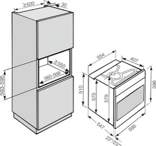 Духовой шкаф Miele H2661BP OBSW черный обсидиан фото 3 в Санкт-Петербурге