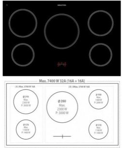 Варочный центр Lofra RSD96MFTE/5I Br фото 2 в Санкт-Петербурге