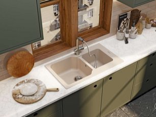 Мойка Omoikiri MARU 86-2 CH фото 2