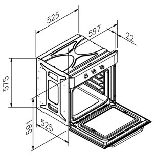Духовой шкаф Zigmund Shtain EN 152.911 B фото 2 в Санкт-Петербурге