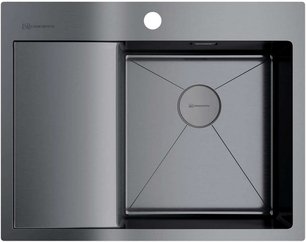 Мойка Omoikiri Akisame 65 GM R крыло слева фото