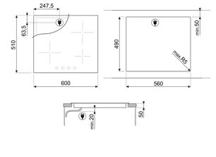 Варочная панель Смег SE364ETBM фото 4 в Санкт-Петербурге Варочная панель Smeg SE364ETBM фото 4 в Санкт-Петербурге
