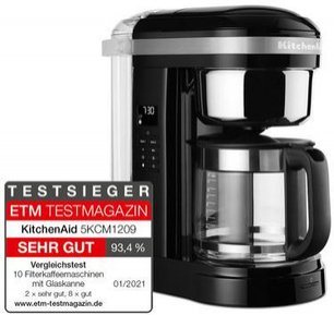 Кофеварка KitchenAid 5KCM1209EOB фото 3 в Санкт-Петербурге