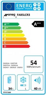 Мини-бар Смег FAB5LSV3 фото 4 в Санкт-Петербурге Мини-бар Smeg FAB5LSV3 фото 4 в Санкт-Петербурге