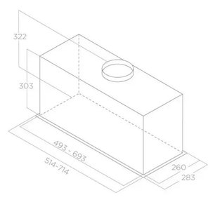 Встраиваемая вытяжка Элика LANE SENSOR BL MAT/A/72 старая версия фото 2 в Санкт-Петербурге Встраиваемая вытяжка Elica LANE SENSOR BL MAT/A/72 старая версия фото 2 в Санкт-Петербурге
