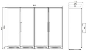 Винный шкаф Dometic C125G Quattro Classic фото 3 в Санкт-Петербурге