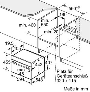 Компактный духовой шкаф Bosch CSG 856 RC7 фото 4 в Санкт-Петербурге