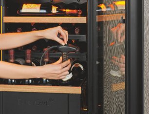 Встраиваемый двухтемпературный винный шкаф EuroCave D-INSP-M I-090022-M фото 3 в Санкт-Петербурге