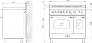 Варочный центр Lofra RLVD96MFTE/CI Br фото 3 в Санкт-Петербурге