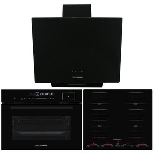 Kuppersberg (варочная панель ICS 644 + духовой шкаф KSO 616 + вытяжка F 605 B) фото в Санкт-Петербурге