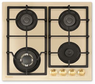 Газовая варочная панель Hyundai HHG 6436 BE фото в Санкт-Петербурге