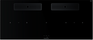 Индукционная варочная поверхность с вытяжкой Kuppersbusch KMI 12850.0 SR-S Black Velvet фото в Санкт-Петербурге