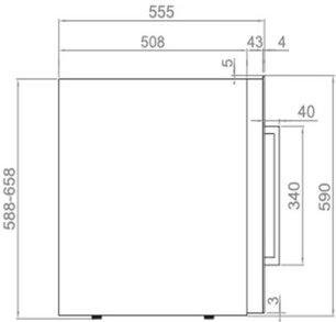 Встраиваемый винный шкаф Pando PVMAVP 60-23CRR W фото 3 в Санкт-Петербурге