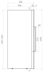 Встраиваемый винный шкаф Pando PVMAV 124-70XR фото 4 в Санкт-Петербурге