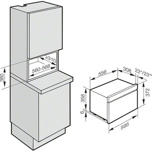 Пароварка Miele DG 3460 BK фото 4 в Санкт-Петербурге