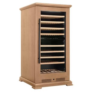 Винный шкаф Meyvel MV99PRO-KBT2 (Натуральный бук) фото 3 в Санкт-Петербурге