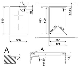 Варочная панель Smeg SE232TD1 фото 2 в Санкт-Петербурге