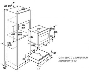 Встраиваемый подогреватель посуды Kuppersbusch CSW 6800.0 G2 Black Chrome фото 2 в Санкт-Петербурге
