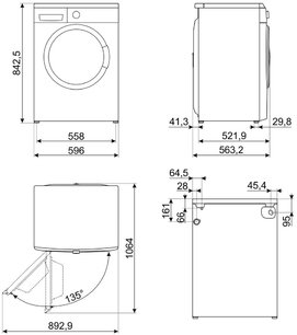 Стиральная машина Смег WM3T84RU фото 4 в Санкт-Петербурге Стиральная машина Smeg WM3T84RU фото 4 в Санкт-Петербурге
